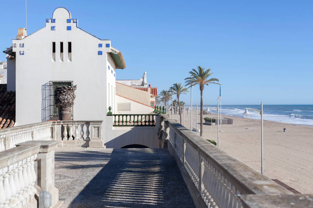 Museu Pau Casals, junto a la playa de Sant Salvador, en El Vendrell (Tarragona).JUAN BAUTISTA (ALAMY)
